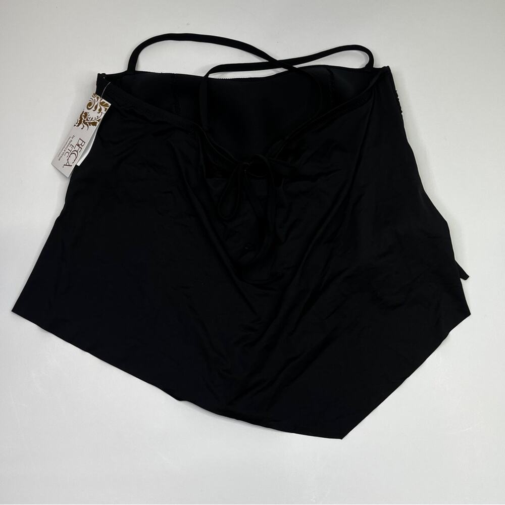 Becca Color Code Side Tie Tankini top black - 1X - Picture 6 of 11